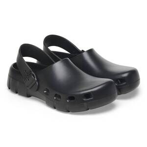 NEW BIRKENSTOCK men's birki flow clog in black